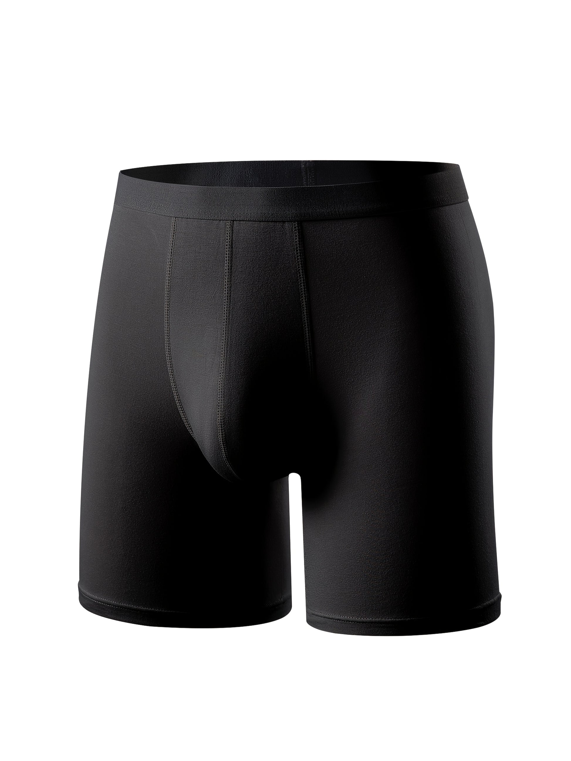 Men's mid-rise bamboo fiber boxer shorts - Moisture-wicking, breathable underwear