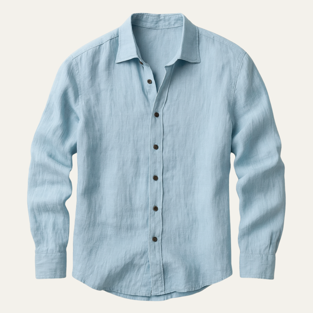 The Zurich Vintage Long Sleeve Linen Shirt for Men