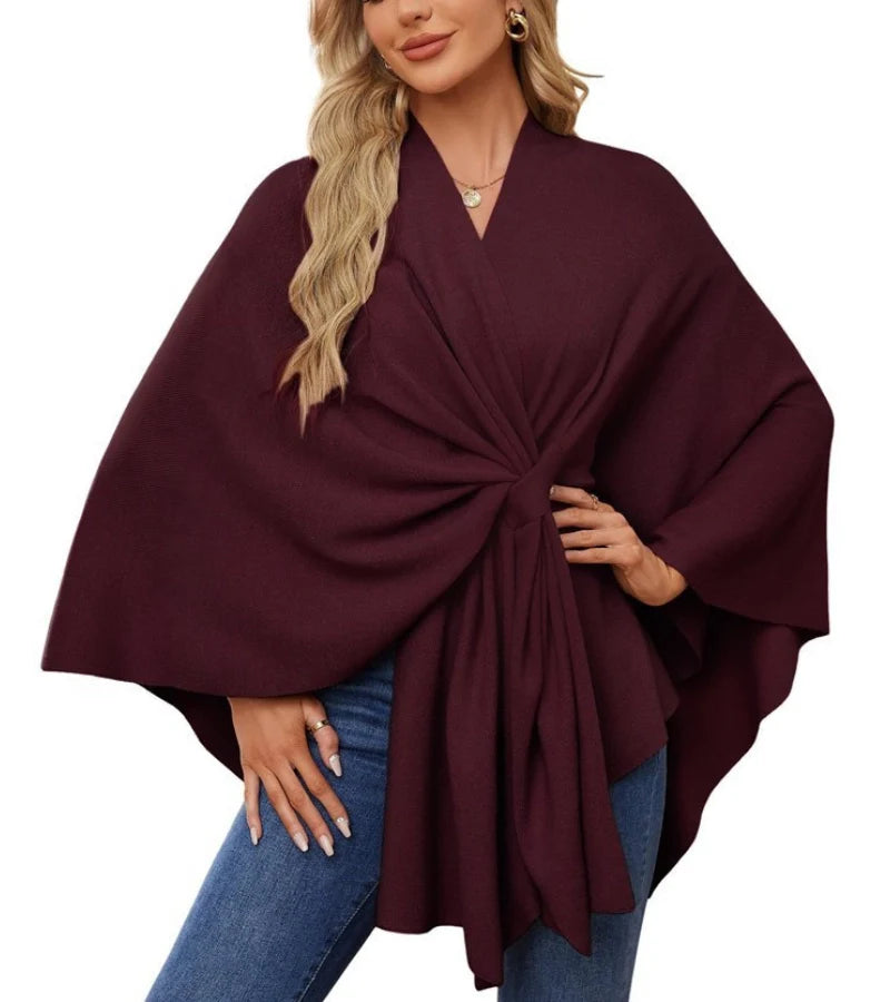 Marisa | Chic multi-purpose poncho cape