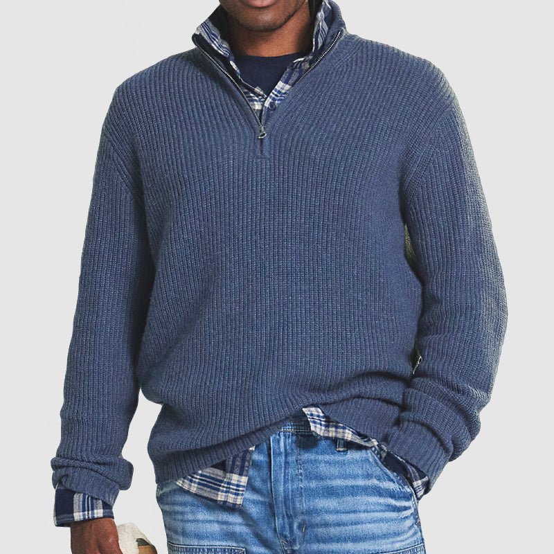 Reuben | Business-Casual Sweater with Zipper