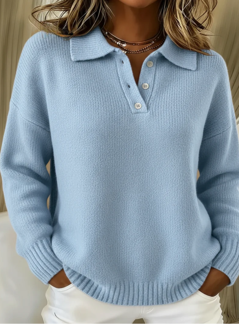 Nova – Soft Polo Sweater