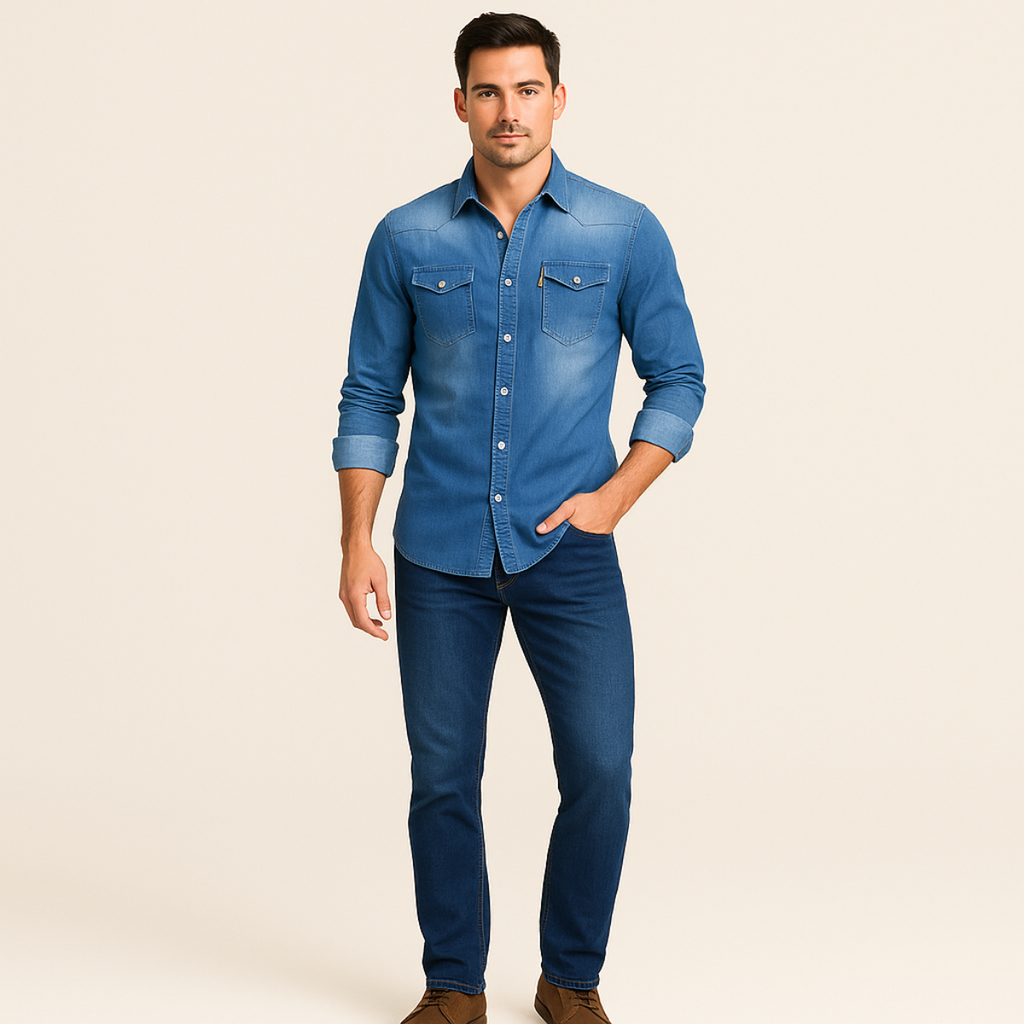 The Ashford Denim Shirt for Men