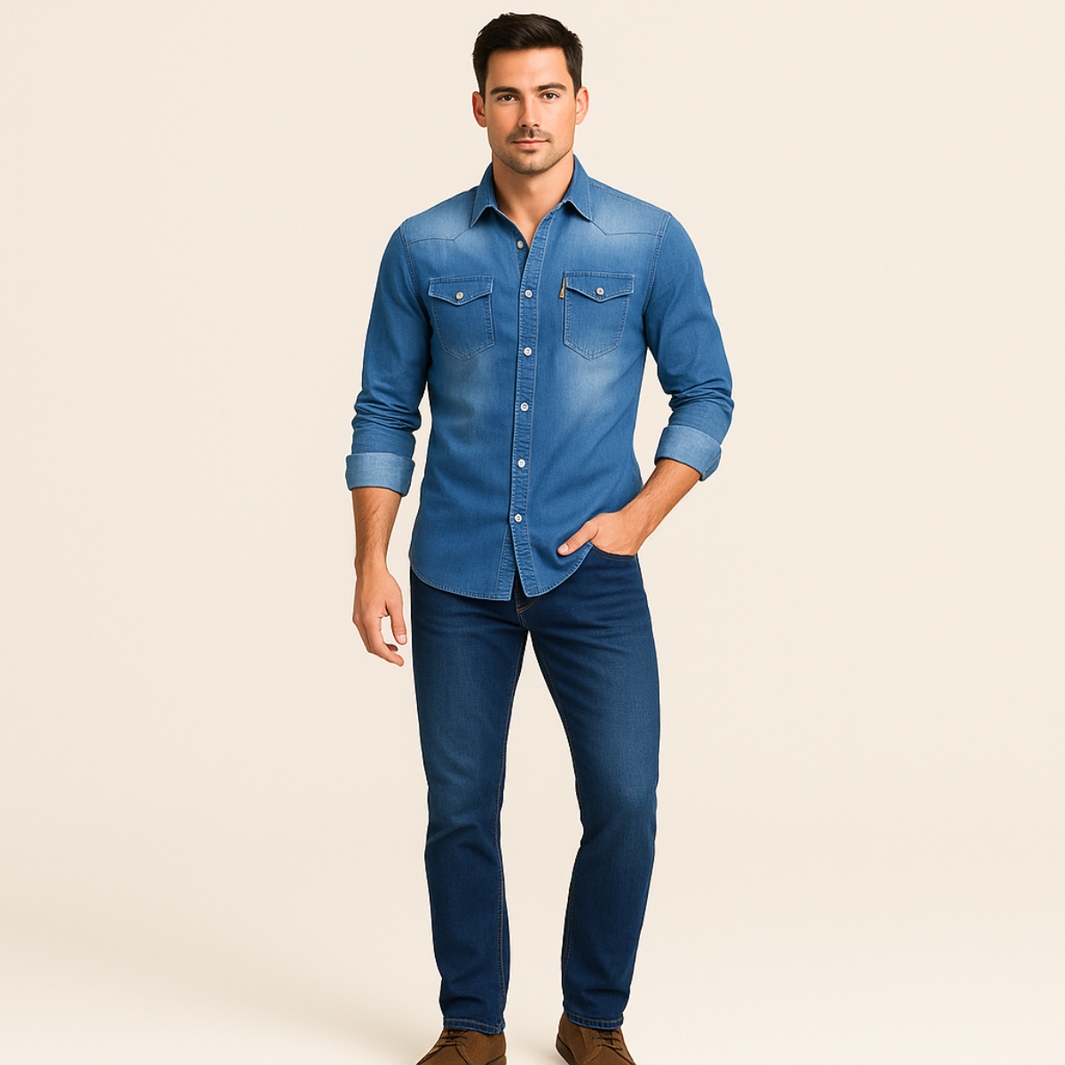 The Ashford Denim Shirt for Men