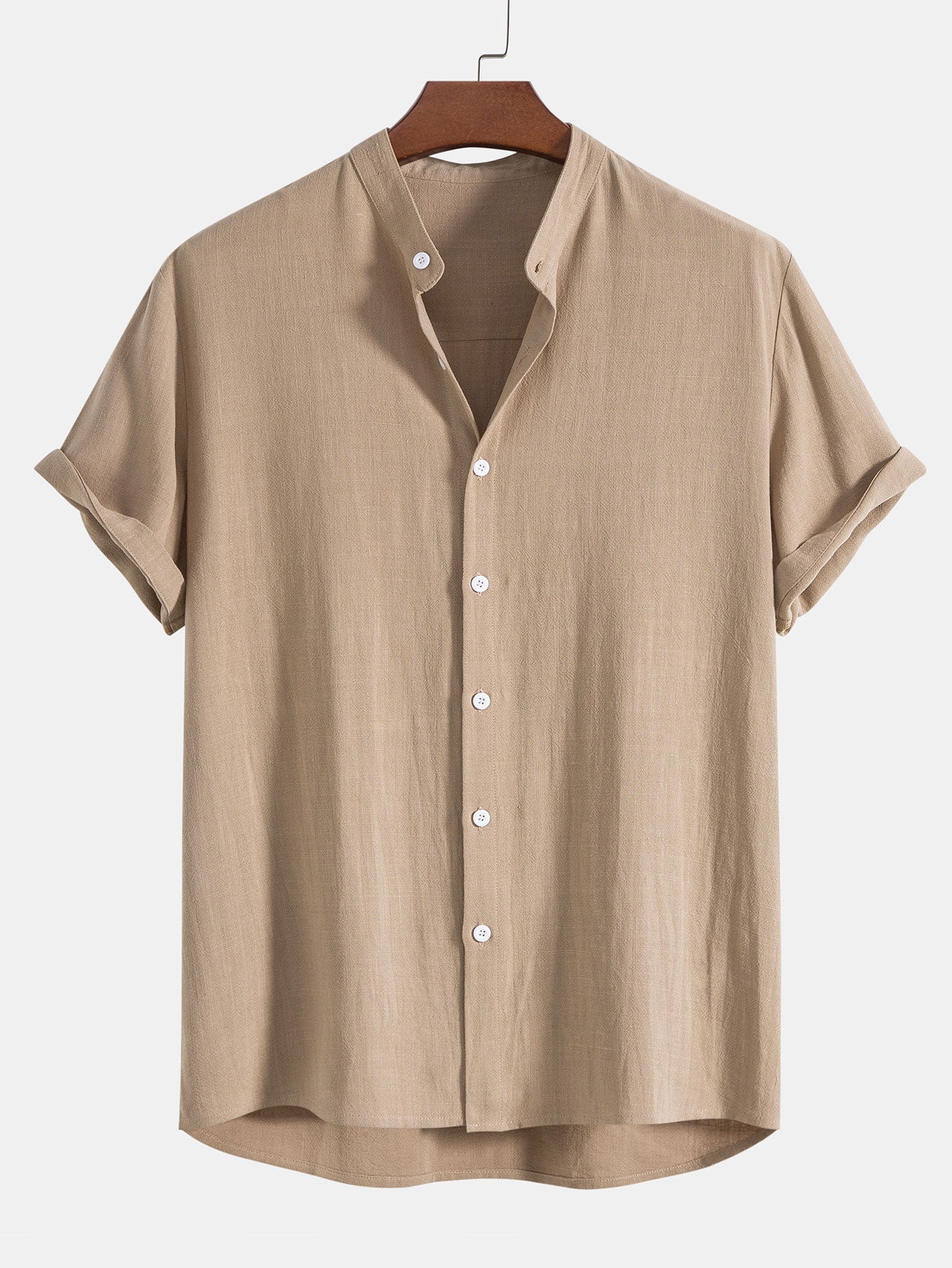 Richard Summer Men's Set – Breathable Linen Look with Short Sleeves & Comfortable Pants