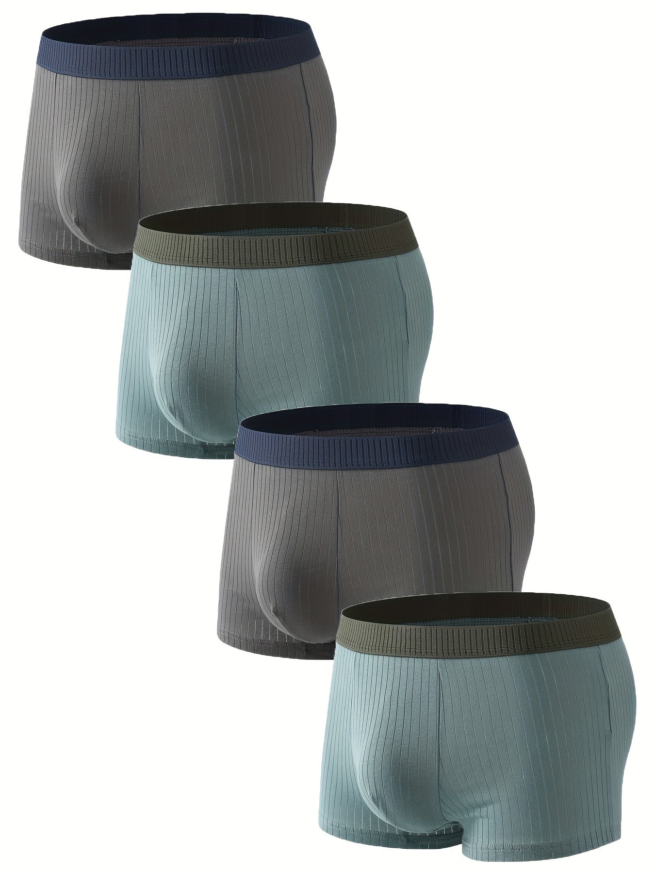 Soft underpants with elastic – Mix of green, black, blue and grey tones