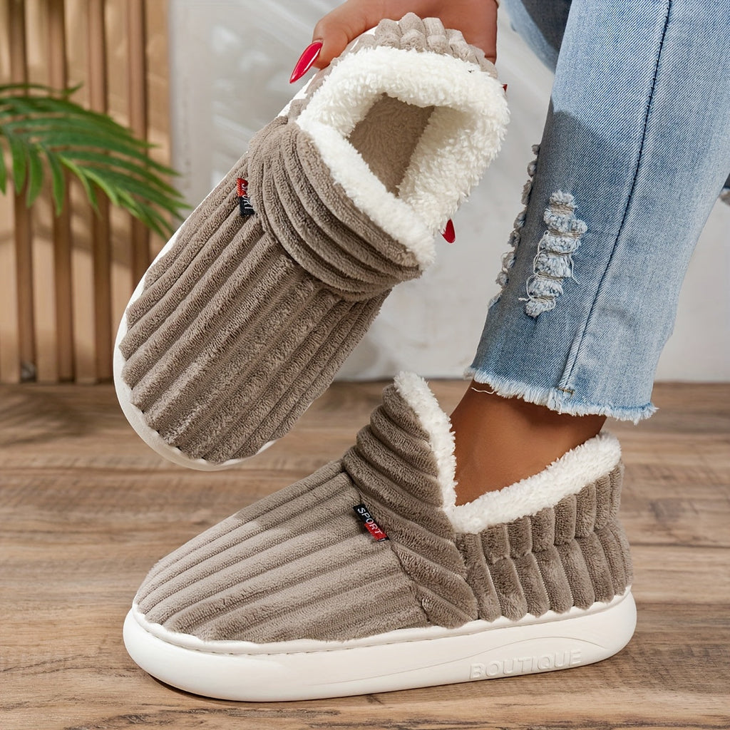 Cozy Step Plush Slippers