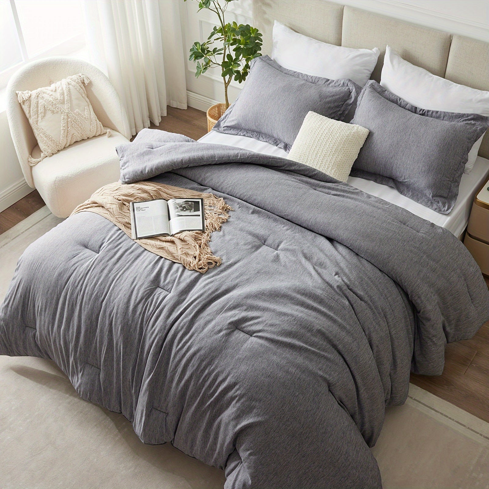 Minimalist soft duvet 3 pcs. bedding set