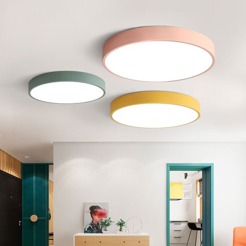 Morandi - Modern Round LED Ceiling Light for Living Room