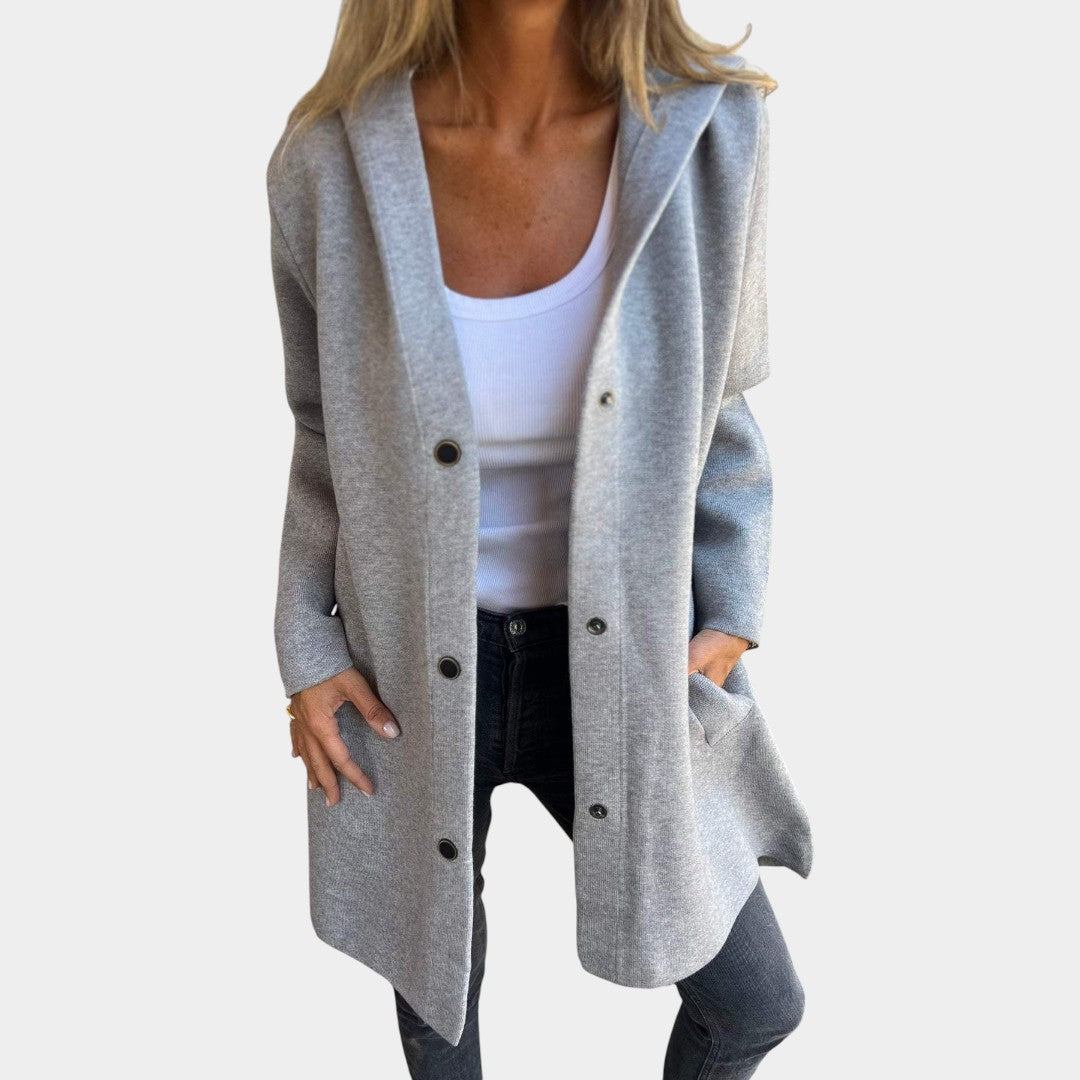 Caroline - Příjemná bunda na knoflíky