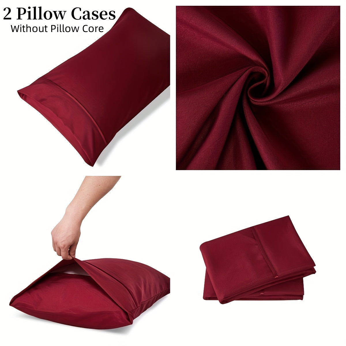 Simple Pillowcases in Modern Colors – Soft and Easy to Care for