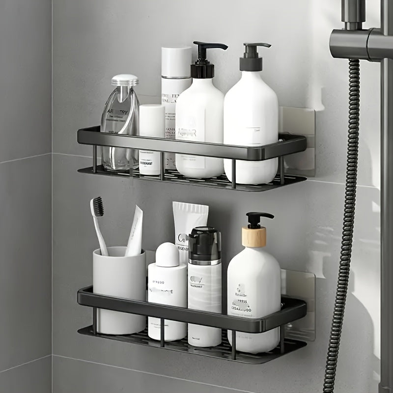 Storage Shelf for Shampoo and Soap – Modern Design without Screws