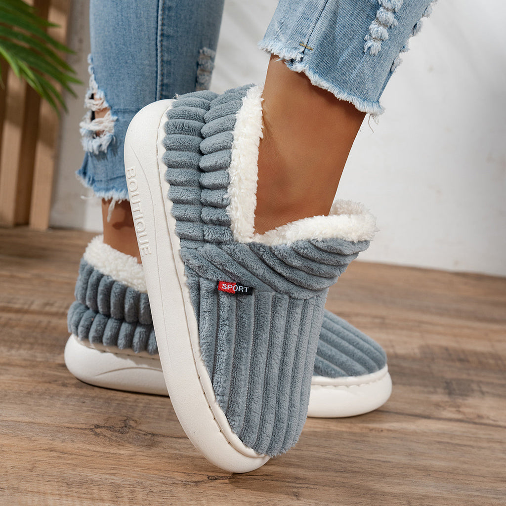 Cozy Step Plush Slippers
