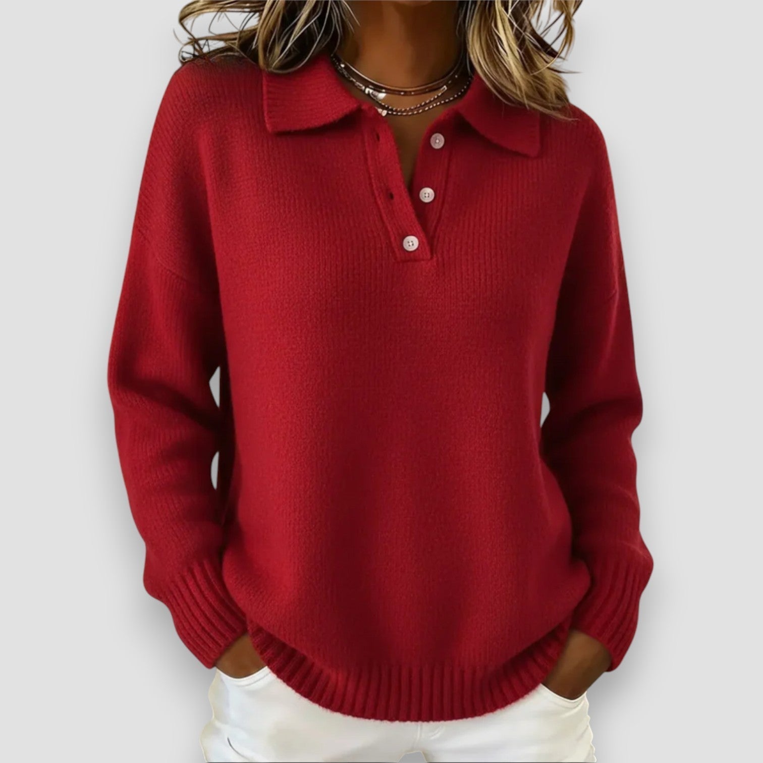 Nova – Soft Polo Sweater