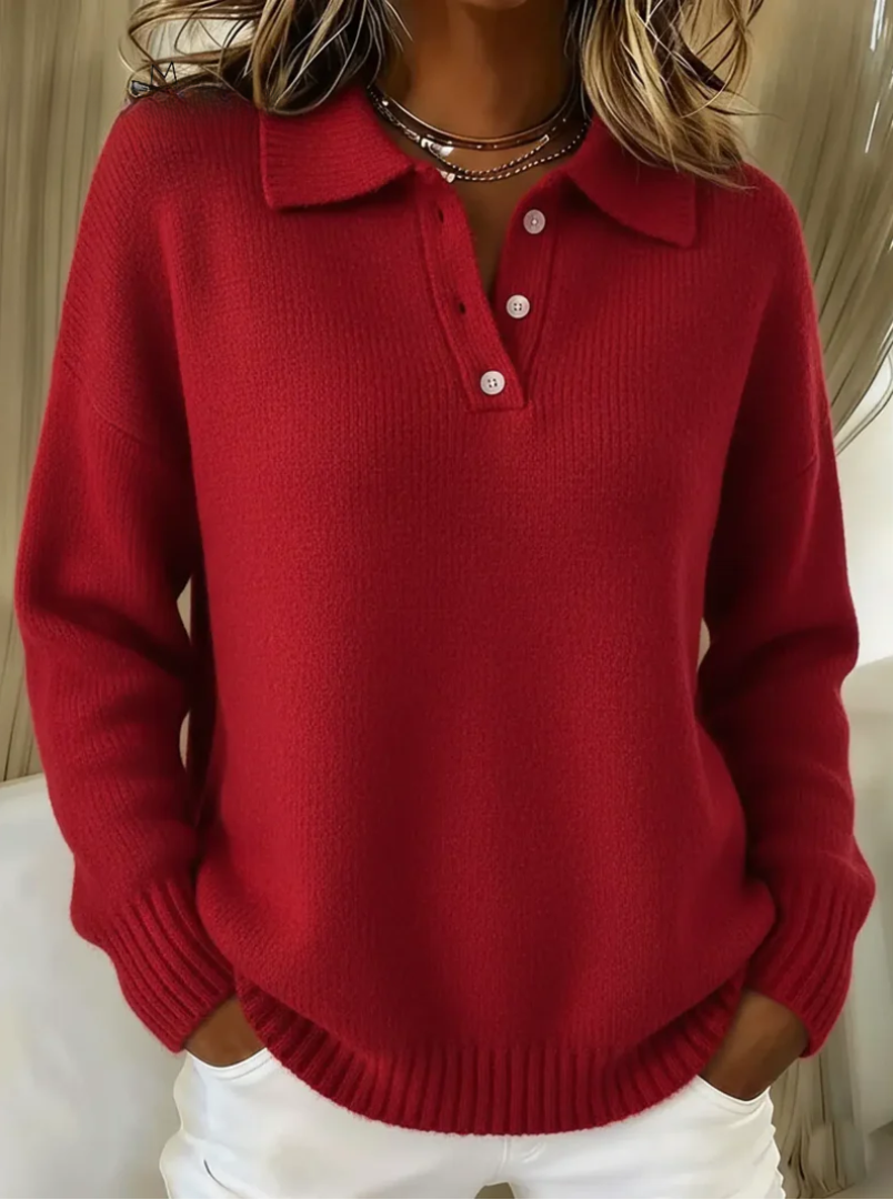 Nova – Soft Polo Sweater