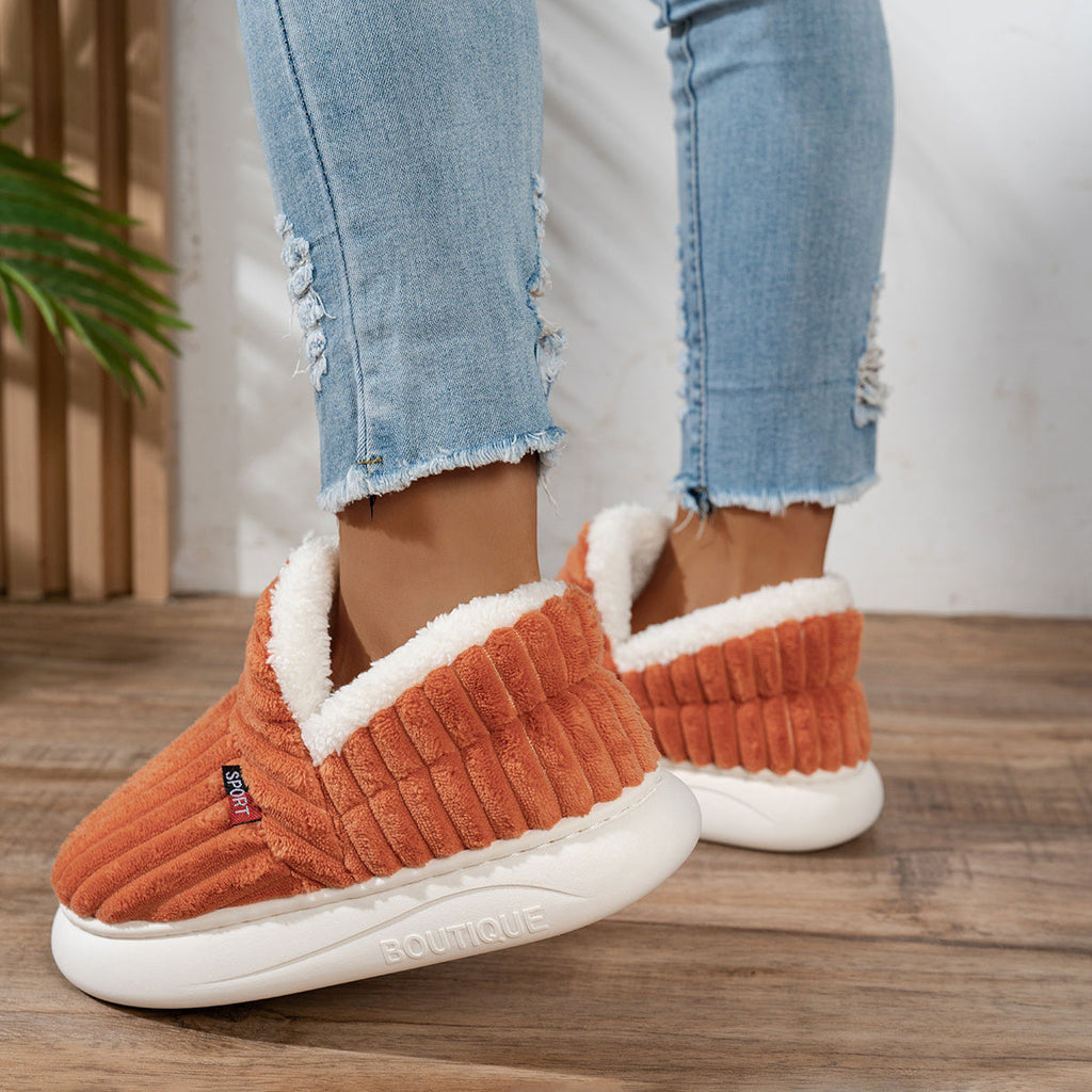 Cozy Step Plush Slippers