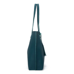 Sac à main bleu lagon avec portefeuille assorti