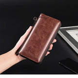 Portefeuille antivol pour femme - Pochette zippée RFID