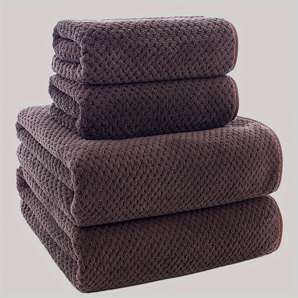 Luxurious 4-piece Towel Set – Soft and Absorbent Towels in a Set