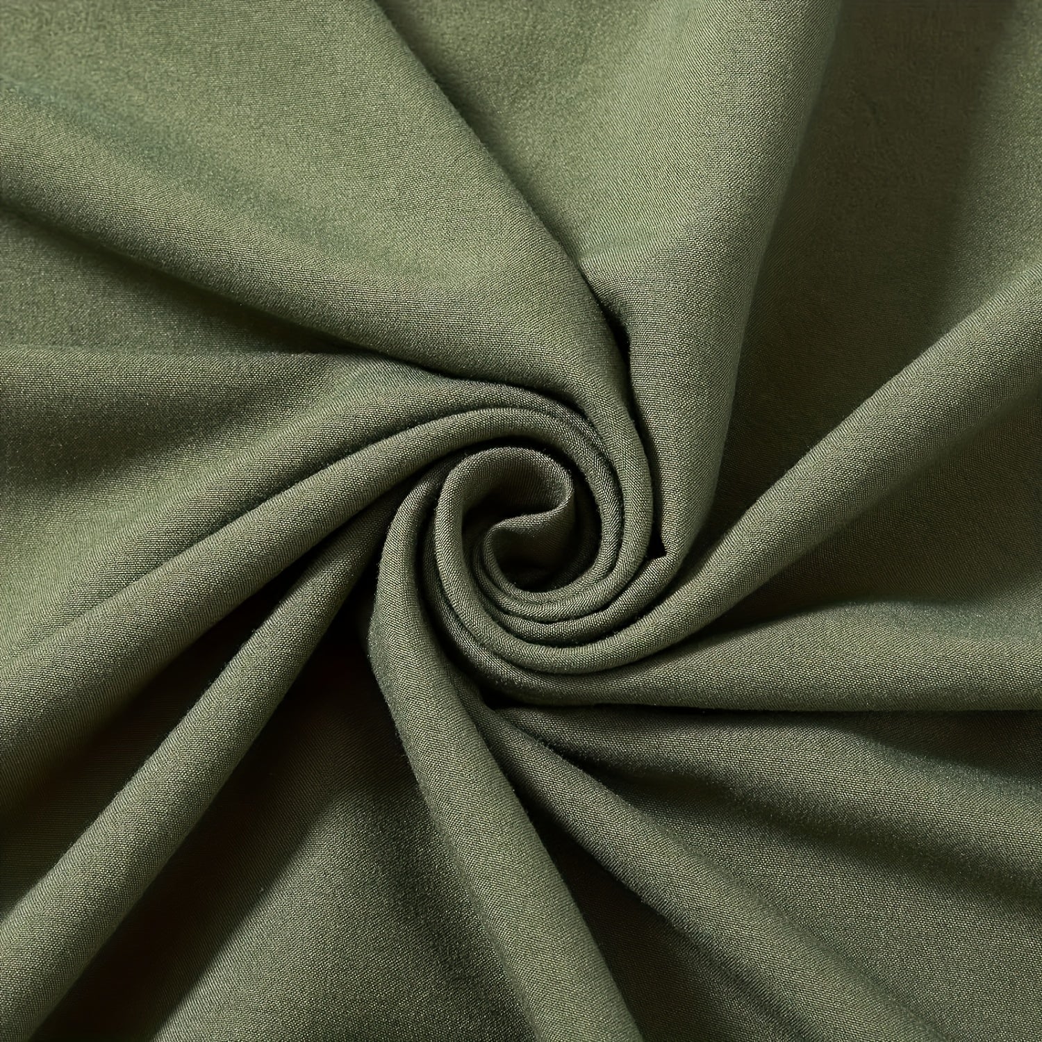 Duvet Cover with Matching Pillowcase – Warm Green Shade and Cozy Feeling