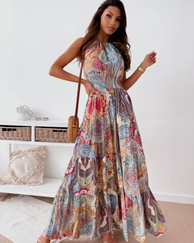Women's Elegant Maxi Flowing Dress