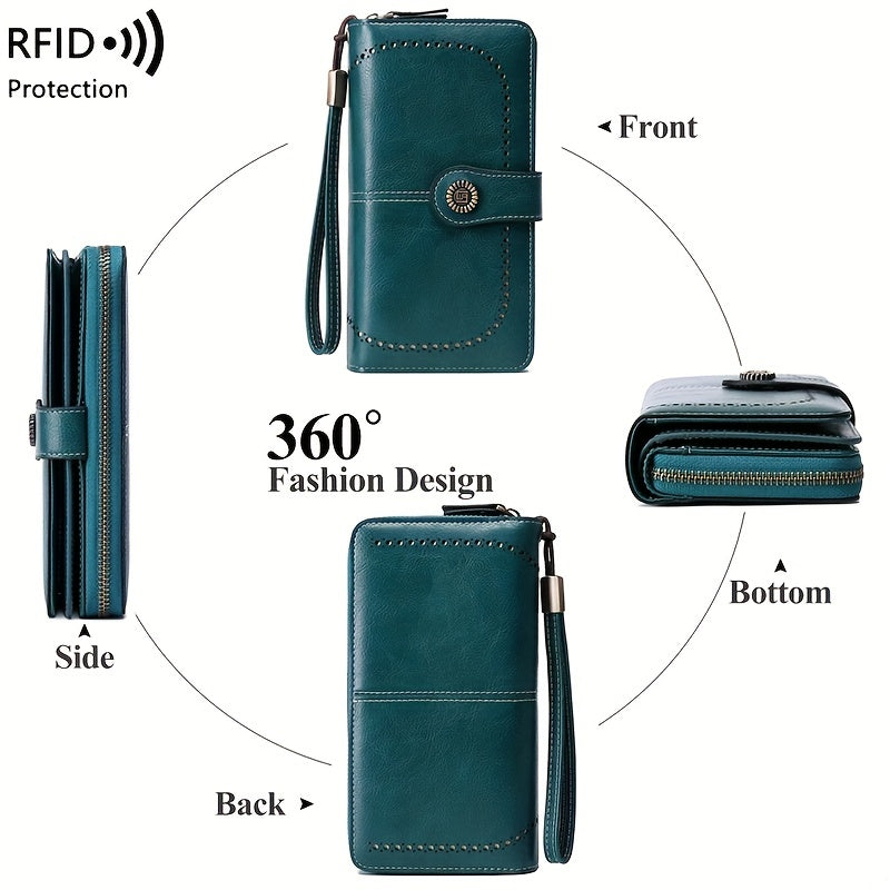ClassicID - Portefeuille de voyage rétro RFID