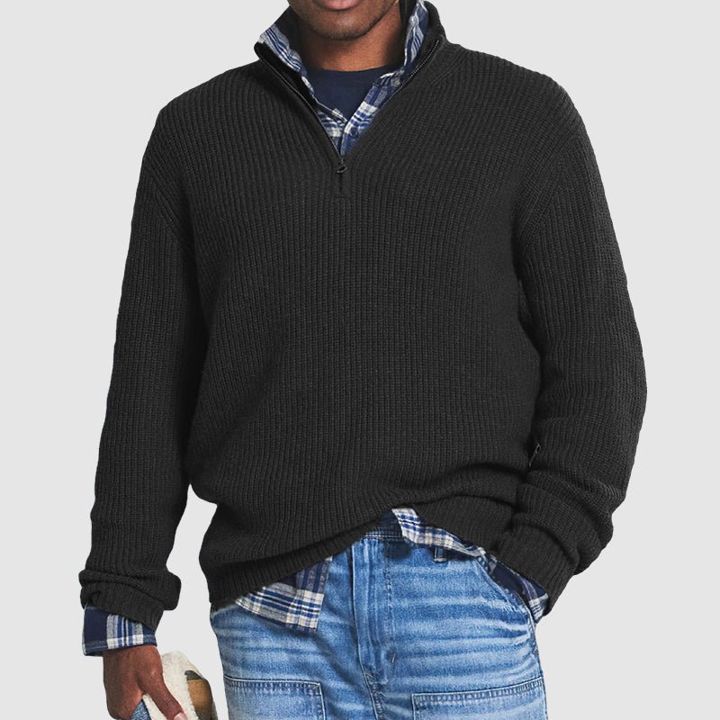 Reuben | Business-Casual Sweater with Zipper