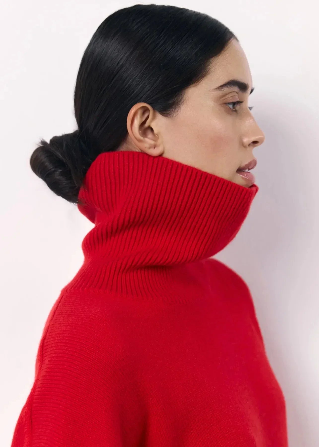 Rouge Comfort | Oversized Turtleneck Knit Sweater