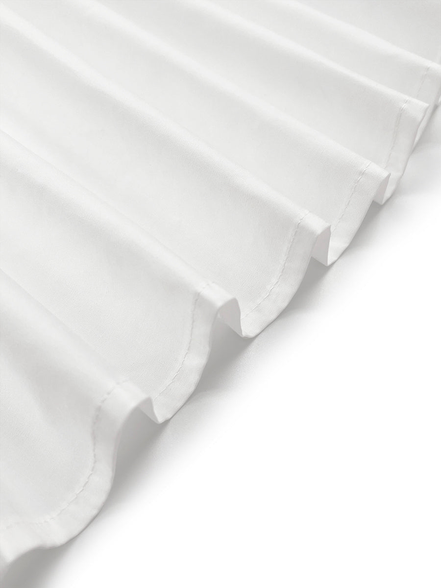 Puff Sleeves Buttoned Solid Color Blouses&Shirts Tops