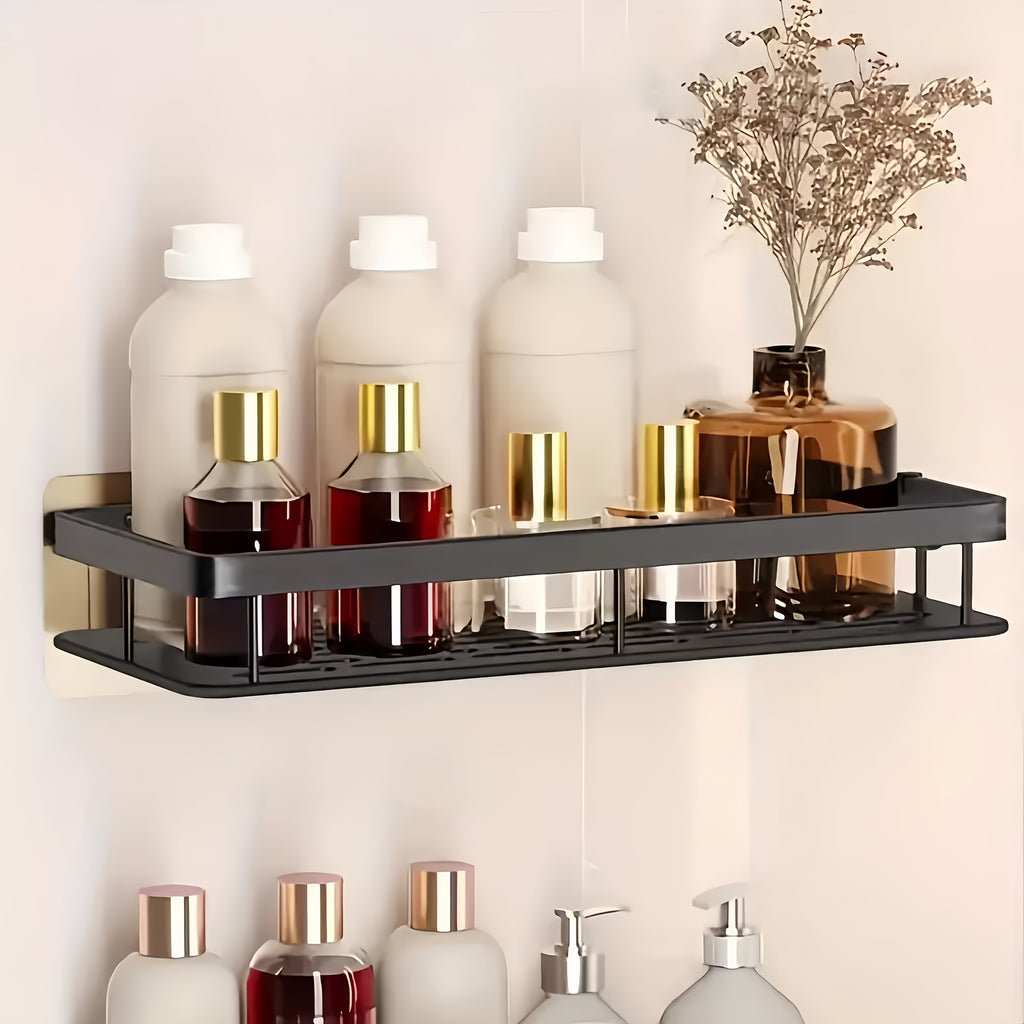 Storage Shelf for Shampoo and Soap – Modern Design without Screws