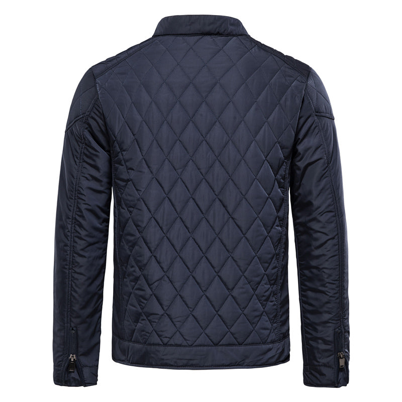 Emman Quilted Jacket Navy Blue – Light and Elegant for Men