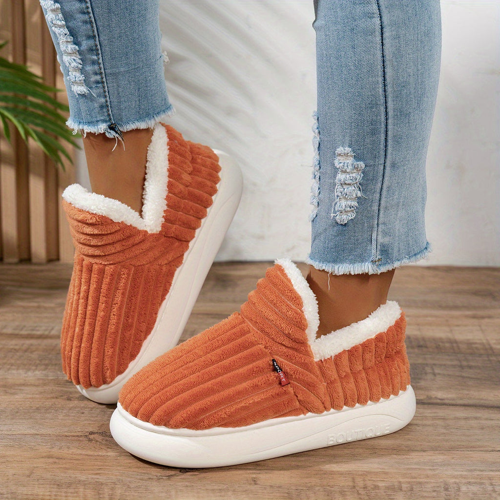 Cozy Step Plush Slippers