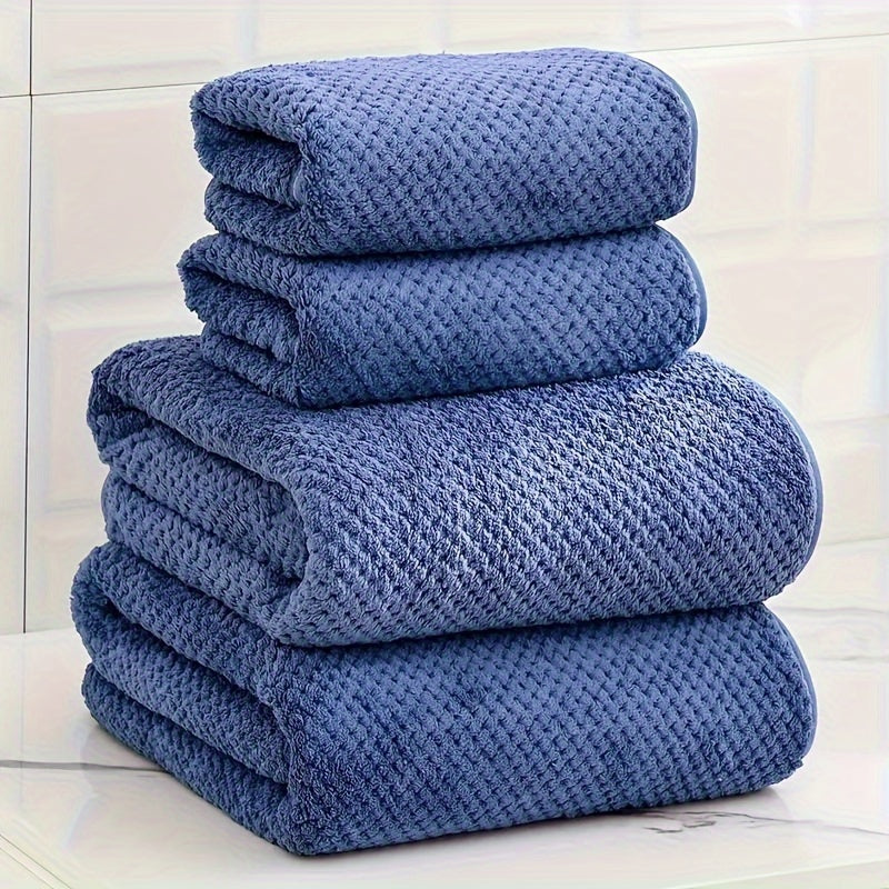 Luxurious 4-piece Towel Set – Soft and Absorbent Towels in a Set