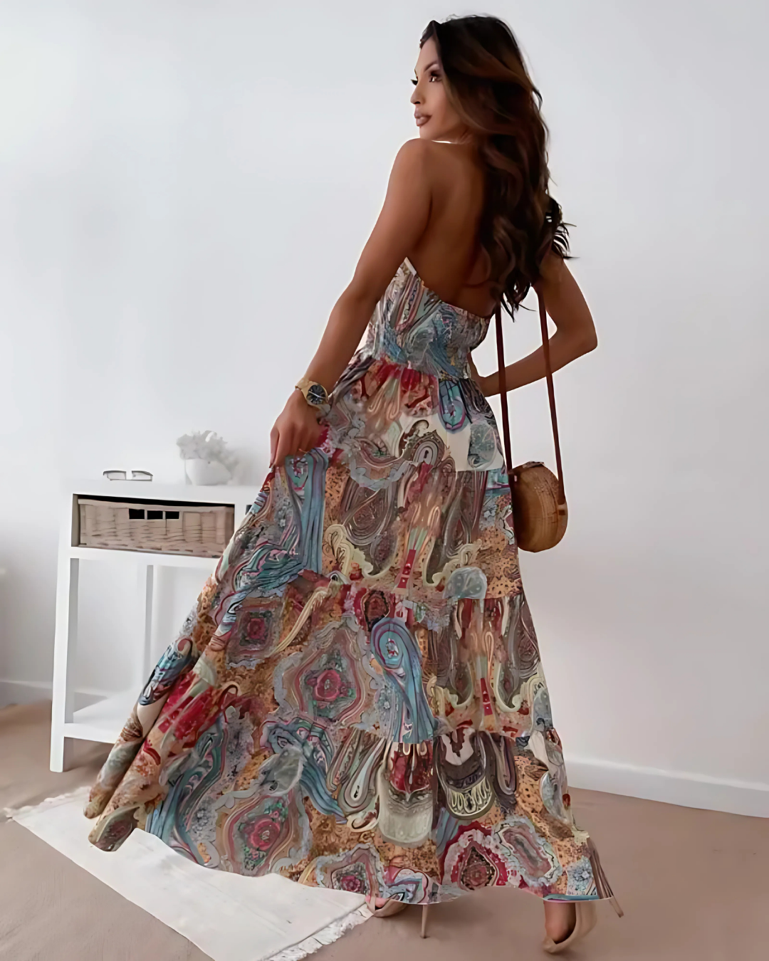 Women's Elegant Maxi Flowing Dress