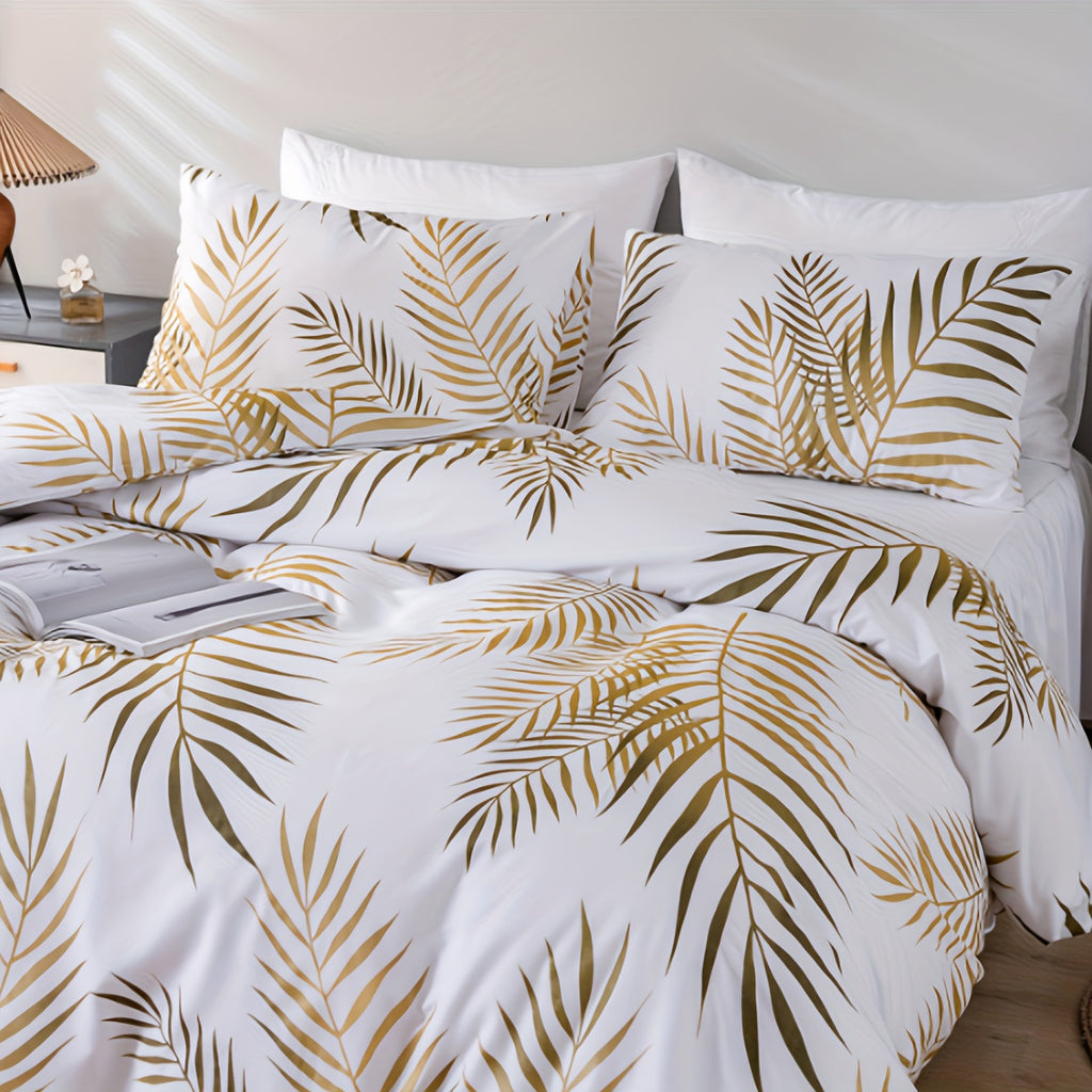 Palm Leaf Bedding Set – Soft and Breathable Microfiber
