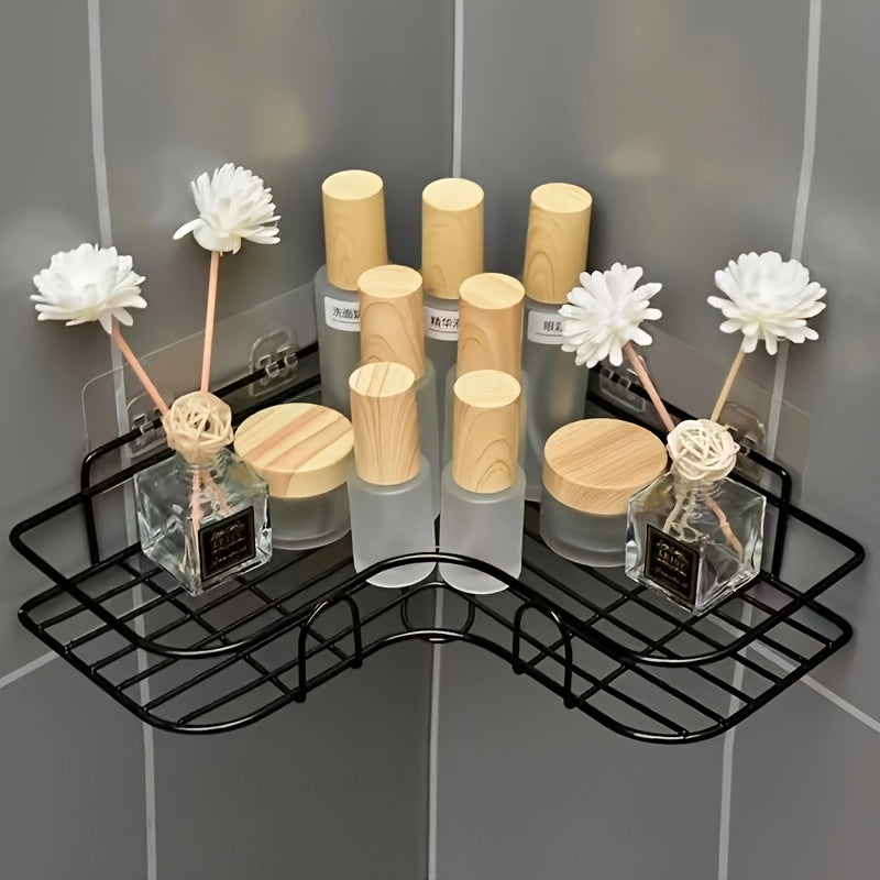 Space-Saving Corner Bathroom Shelf – Easy Assembly