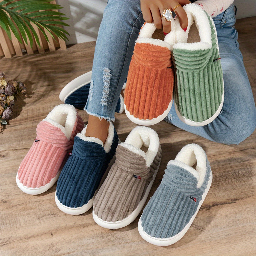 Cozy Step Plush Slippers