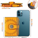 Portefeuille RFID femme avec poche zippée - Claire