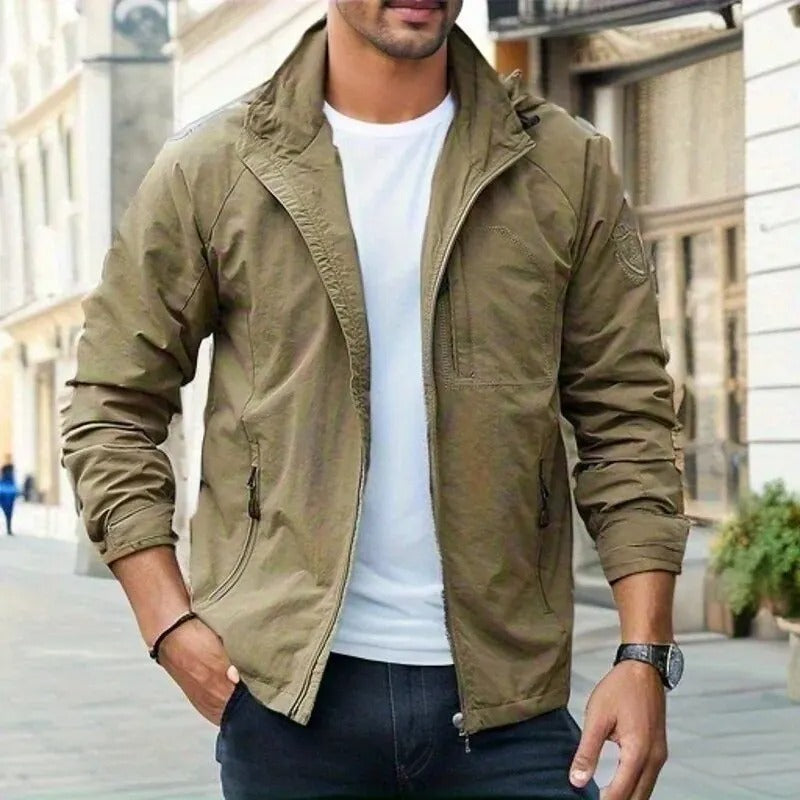 Waterproof Breathable Cargo Jacket for Men