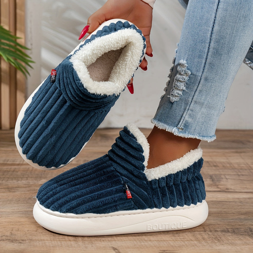 Cozy Step Plush Slippers