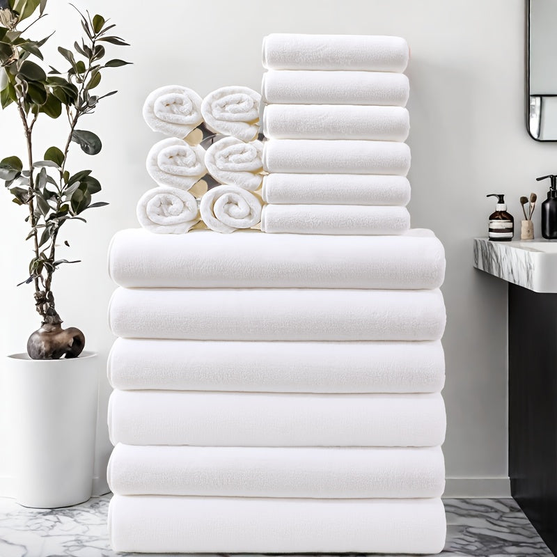 18-piece luxury towel pack – Extra absorbent and perfect for the whole family