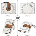 Portefeuille RFID femme avec poche zippée - Claire
