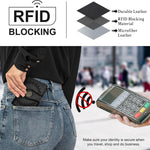 Portefeuille RFID femme avec poche zippée - Claire