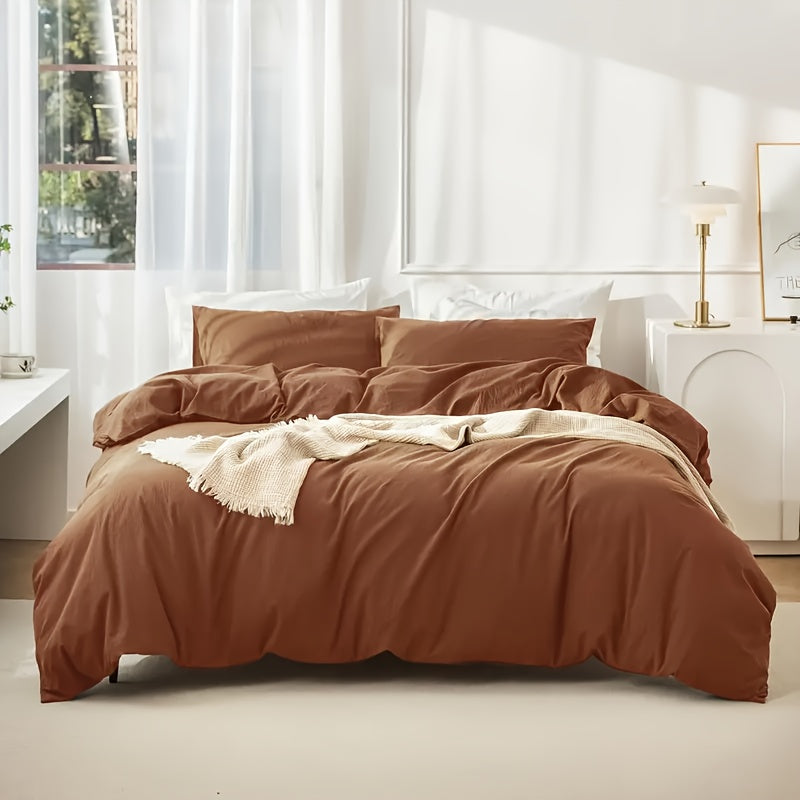 Minimalist Bedding Set in Neutral Colors – Breathable and Durable