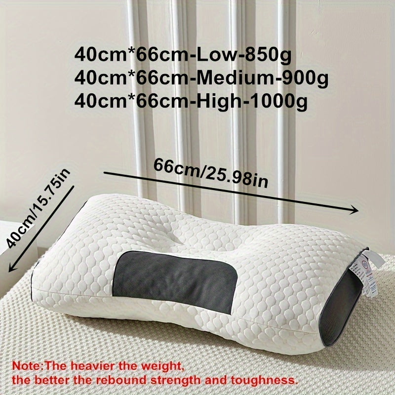 Ergonomic Memory Foam Pillow – Supports Neck, Shoulders and Spine