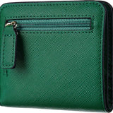 Portefeuille compact de luxe en cuir pour femme avec blocage RFID - Elvira