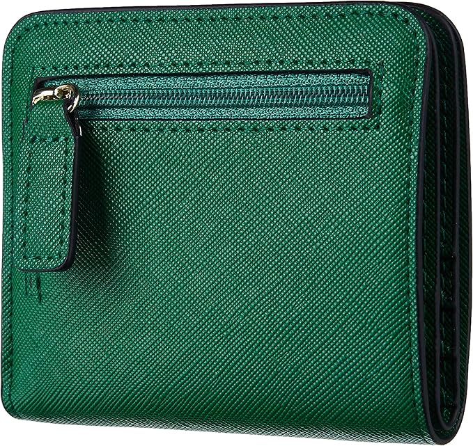 Portefeuille compact de luxe en cuir pour femme avec blocage RFID - Elvira