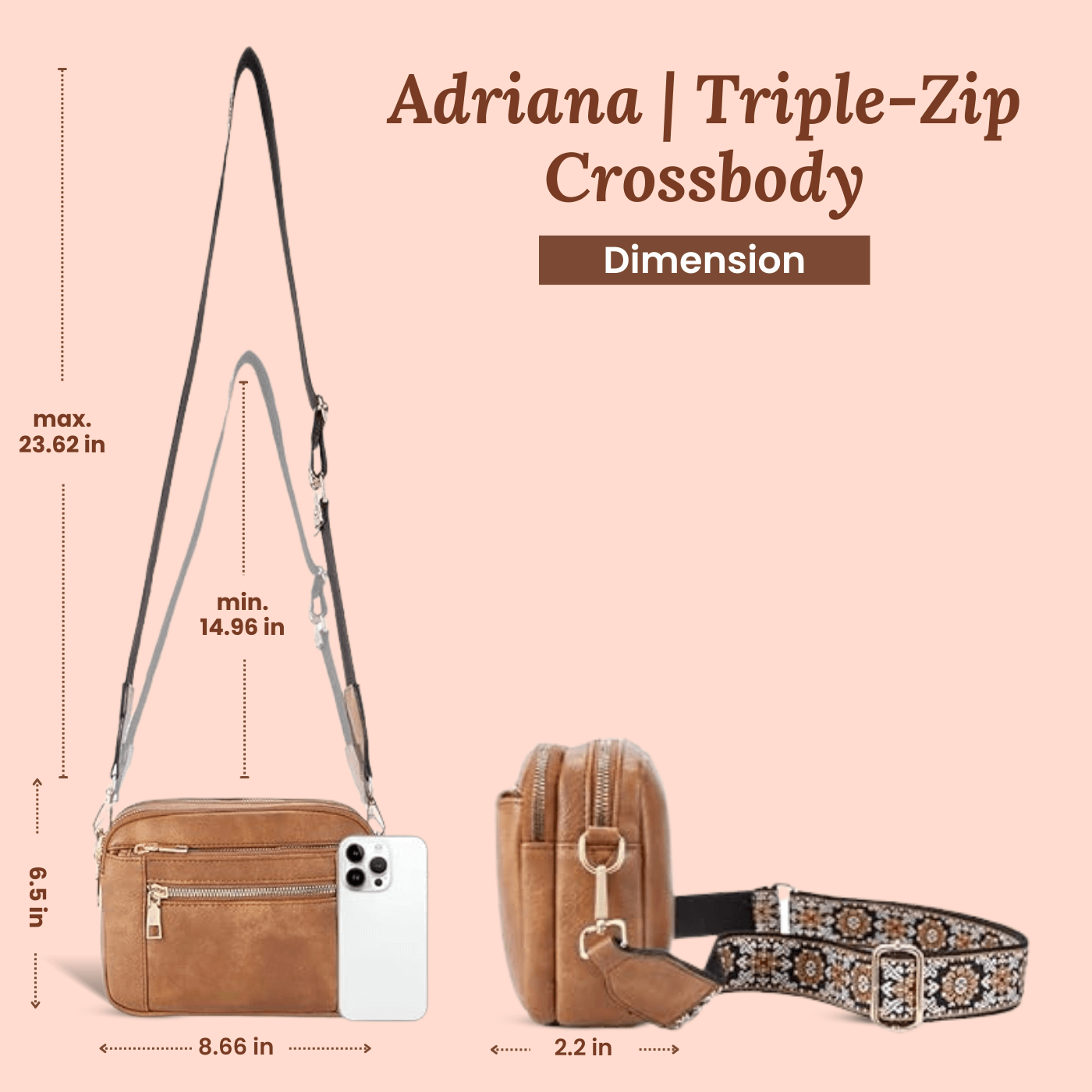 Sac bandoulière - Charme urbain