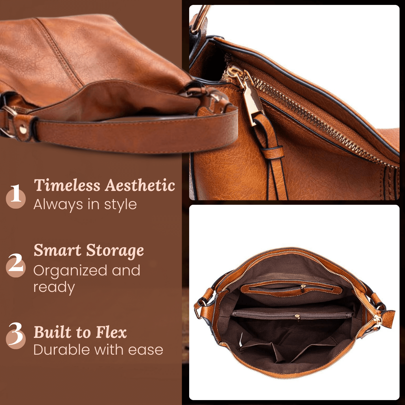 Sac à bandoulière - Hobo convertible