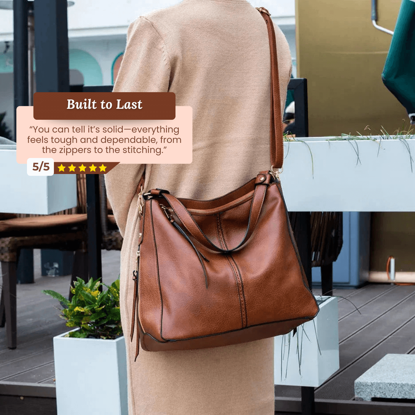 Sac à bandoulière - Hobo convertible