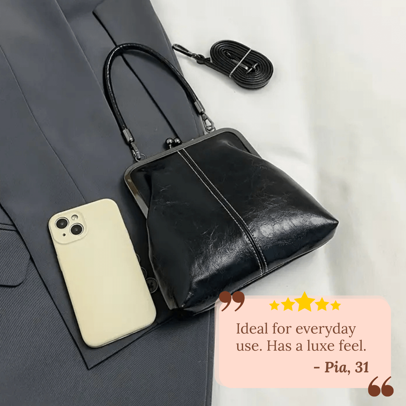 Sac à main - Cadre Vintage